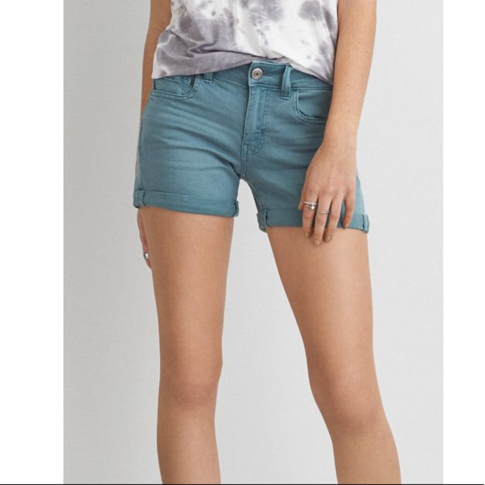 Women's Blue Ae Twill X Midi Short